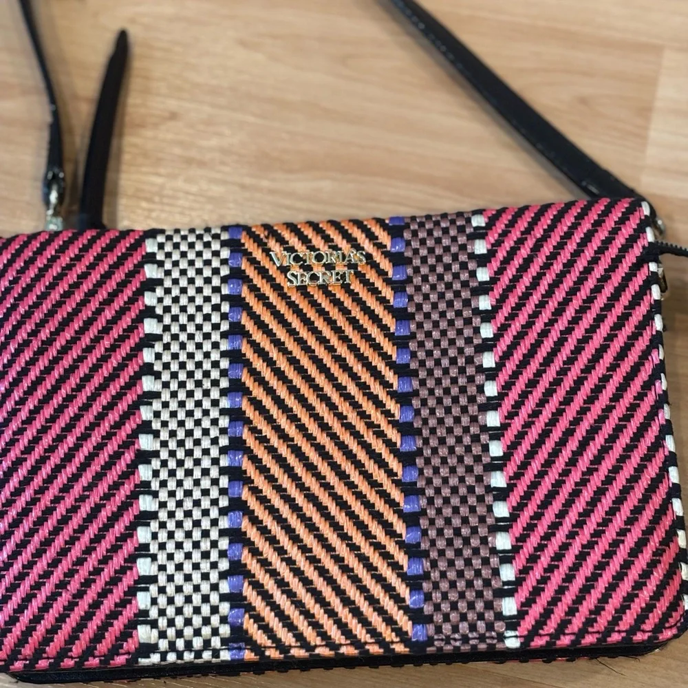 Victoria’s Secret‎ Stylish Striped Crossbody Bag